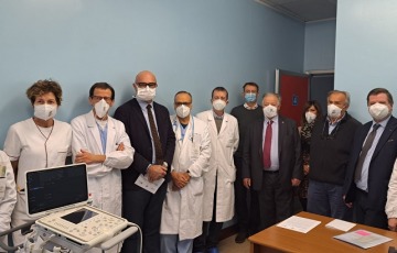 La famiglia Bulferetti ha donato un ecografo all'ospedale di Esine